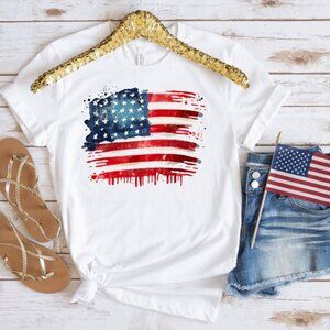 USA Flag Shirts, 4Th Of July Flag Shirt, Vintage Flag Shirt, Memorial Day Shirt